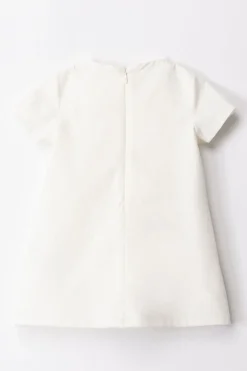 Elisabetta Franchi Bambina Abito con Applicazione RoseLIGHT CREAM