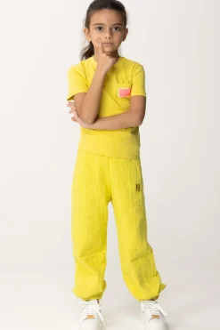 Elisabetta Franchi Bambina T-shirt con TaschinoCEDAR LABEL PINK FLUO