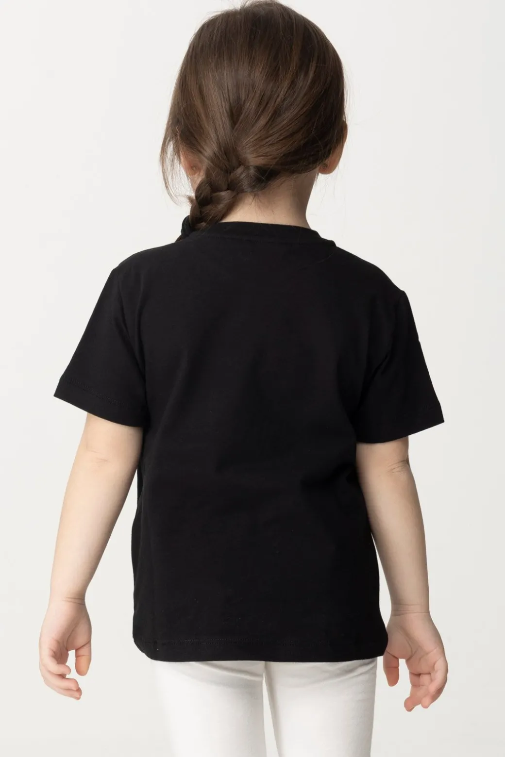 Elisabetta Franchi Bambina T-shirt con Taschino e LogoBLACK