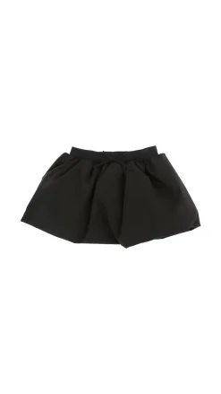Elisabetta Franchi Bambina Gonna Baloon In VelaNERO/NERO/NERO