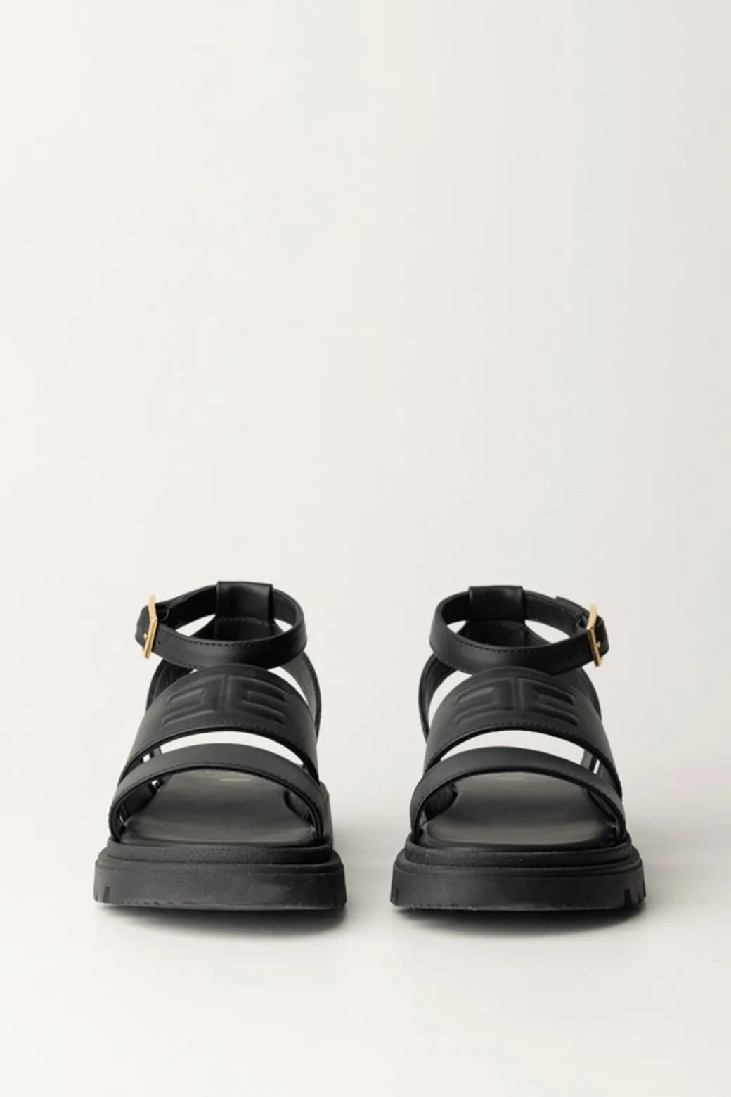 Elisabetta Franchi Bambina Sandali con Suola In GommaBLACK