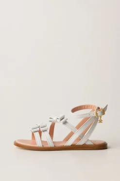 Elisabetta Franchi Bambina Sandali con FiocchettiWHITE