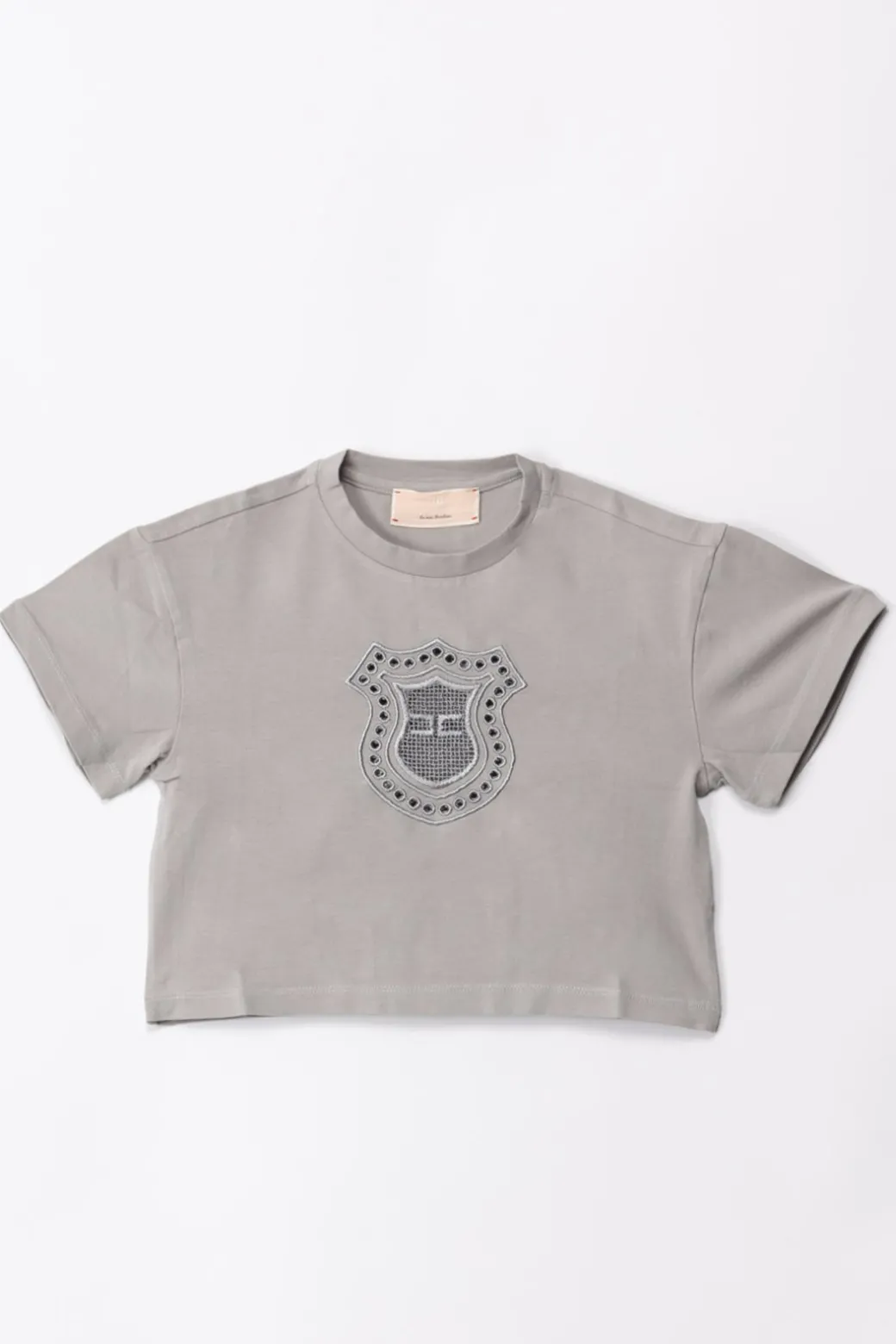 Elisabetta Franchi Bambina T-shirt con Ricamo StemmaLEAD