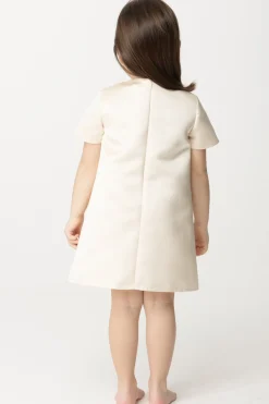 Elisabetta Franchi Bambina Abito a Sacchetto con Applicazione RoseBUTTER