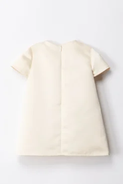 Elisabetta Franchi Bambina Abito a Sacchetto con Applicazione RoseBUTTER