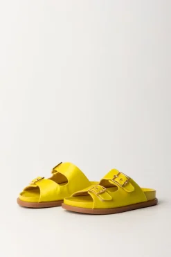 Elisabetta Franchi Bambina Sandali SlideYELLOW