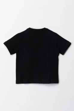 Elisabetta Franchi Bambina T-shirt Stampa ReservedBLACK/IVORY