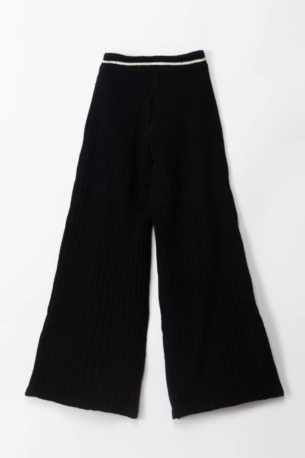 Elisabetta Franchi Bambina Pantaloni con Dettagli a ContrastoBLACK/BUTTER