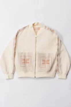 Elisabetta Franchi Bambina Felpa con Loghi a ContrastoBUTTER/BUTTER-DESERT ROSE