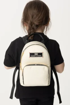 Elisabetta Franchi Bambina Zainetto In Nylon con LogoBUTTER