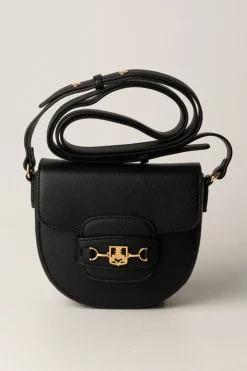 Elisabetta Franchi Bambina Borsa a Tracolla con MorsettoNERO