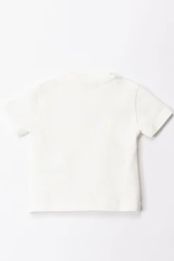 Elisabetta Franchi Bambina T-shirt Stampa ReservedIVORY/BLACK