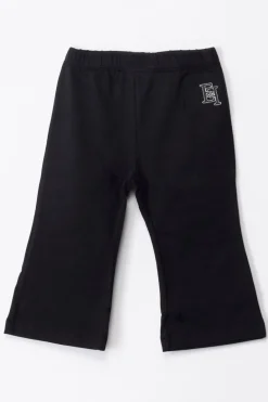 Elisabetta Franchi Bambina Completo T-shirt e Leggings con RicamoIVORY/BLACK