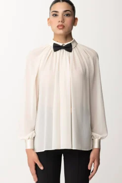 Elisabetta Franchi Blusa con PapillonBURRO