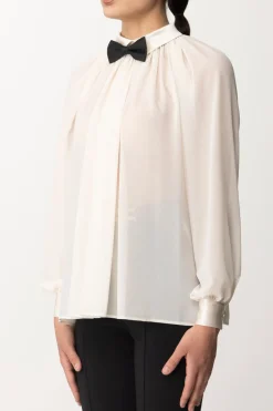 Elisabetta Franchi Blusa con PapillonBURRO