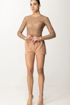 Elisabetta Franchi Body In PaillettesNUDO