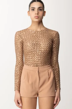 Elisabetta Franchi Body In PaillettesNUDO