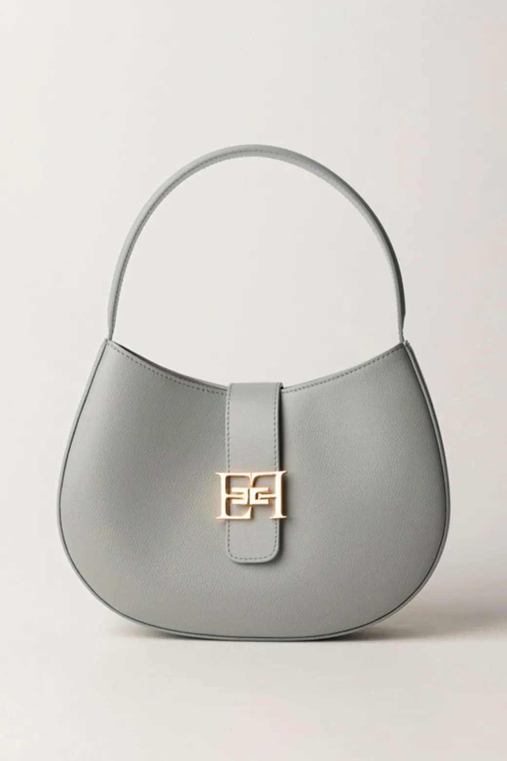 Elisabetta Franchi Borsa Hobo Grande con LogoPERLA