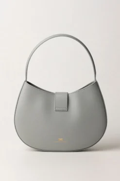 Elisabetta Franchi Borsa Hobo Grande con LogoPERLA