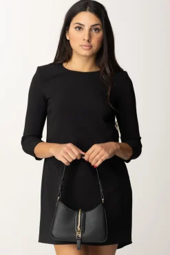 Elisabetta Franchi Borsa Hobo Piccola con ZipNERO