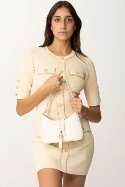 Elisabetta Franchi Borsa Hobo Piccola con ZipBURRO