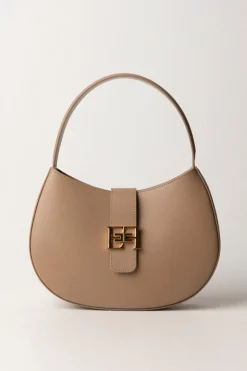 Elisabetta Franchi Borsa Hobo Grande con LogoTORTORA