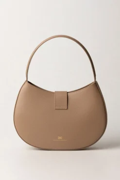 Elisabetta Franchi Borsa Hobo Grande con LogoTORTORA