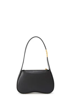Elisabetta Franchi Borsa Hobo Mini In Nappa LucidaNERO