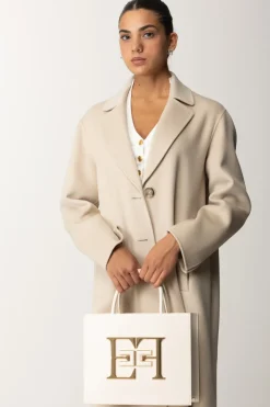 Elisabetta Franchi Borsa a Mano Media con LogoBURRO