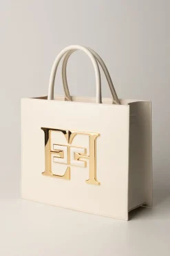 Elisabetta Franchi Borsa a Mano Media con LogoBURRO