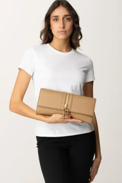 Elisabetta Franchi Borsa Baguette con ZipCAMEL