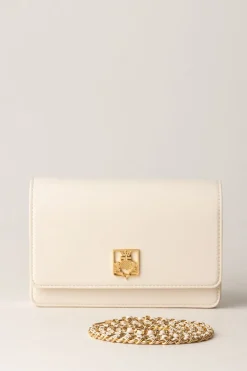 Elisabetta Franchi Borsa a Tracolla con Placca LogataBURRO