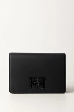 Elisabetta Franchi Borsa a Tracolla con Logo In MetalloNERO