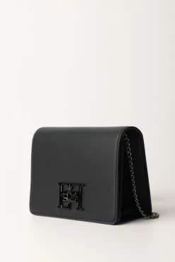 Elisabetta Franchi Borsa a Tracolla con Logo In MetalloNERO