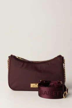 Elisabetta Franchi Borsa con Doppia Tracolla e LogoROUGE NOIR