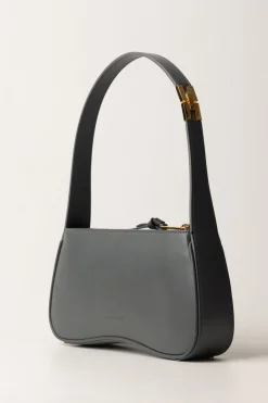 Elisabetta Franchi Borsa Hobo Media LucidaSTEEL