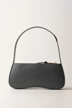 Elisabetta Franchi Borsa Hobo Media LucidaSTEEL