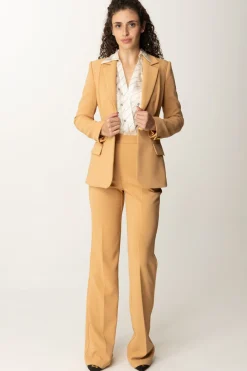 Elisabetta Franchi Camicia Body StampataBURRO/NERO