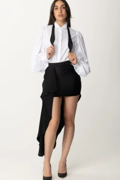 Elisabetta Franchi Camicia a Body In CotoneBIANCO