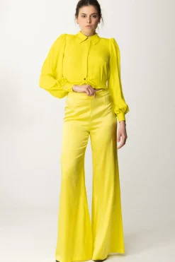 Elisabetta Franchi Camicia Cropped In ViscosaCEDRO