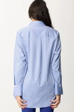 Elisabetta Franchi Camicia Svasata con Ricamo ReservedOXFORD