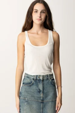 Elisabetta Franchi Canotta con LogoAVORIO