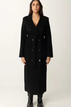 Elisabetta Franchi Cappotto Vestaglia con StemmaNERO