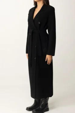 Elisabetta Franchi Cappotto Vestaglia con StemmaNERO