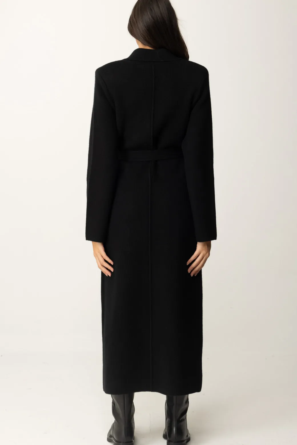 Elisabetta Franchi Cappotto Vestaglia con StemmaNERO