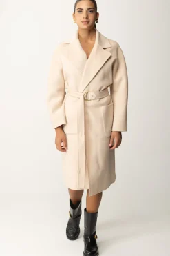 Elisabetta Franchi Cappotto Vestaglia In LanaLATTICE
