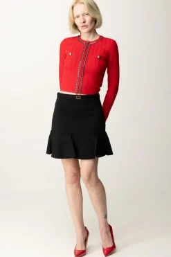 Elisabetta Franchi Cardigan con Punto RescaRED PASSION
