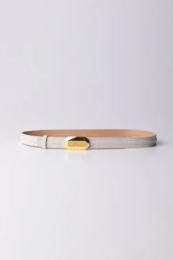 Elisabetta Franchi Cintura Scamosciata con Fibbia LogataBURRO