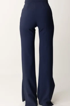 Elisabetta Franchi Completo Giacca e Pantalone con LogoNAVY