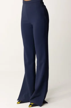 Elisabetta Franchi Completo Giacca e Pantalone con LogoNAVY